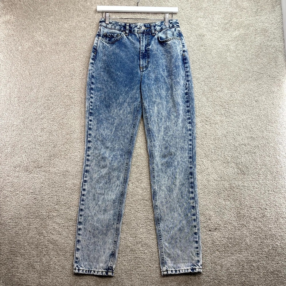 BDG Urban Outfitters Mom Jeans Womens 26 Blue Denim Acid Wash‎ High Rise Y2K